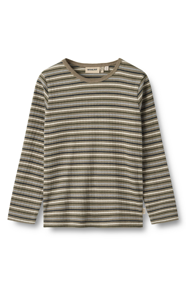 T-Shirt L/S Stig - Multi Stripe st.86-116