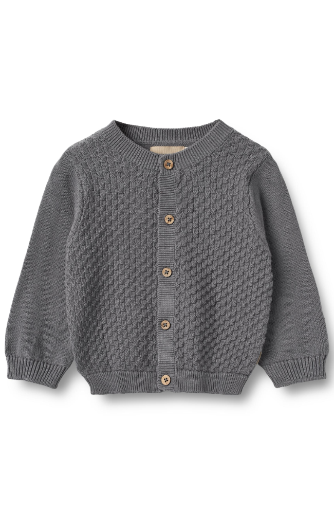 Knit Cardigan Siggi Baby - Stormy Blue