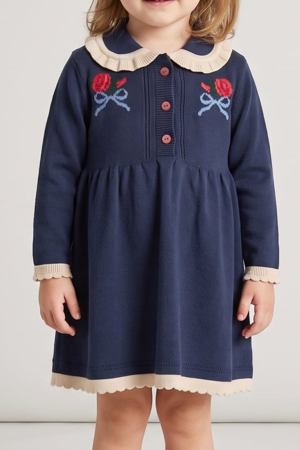 Bianca Dress - New Navy