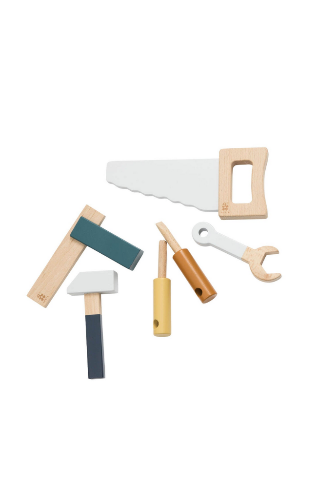 Wooden Tool Set - Jetty Grey