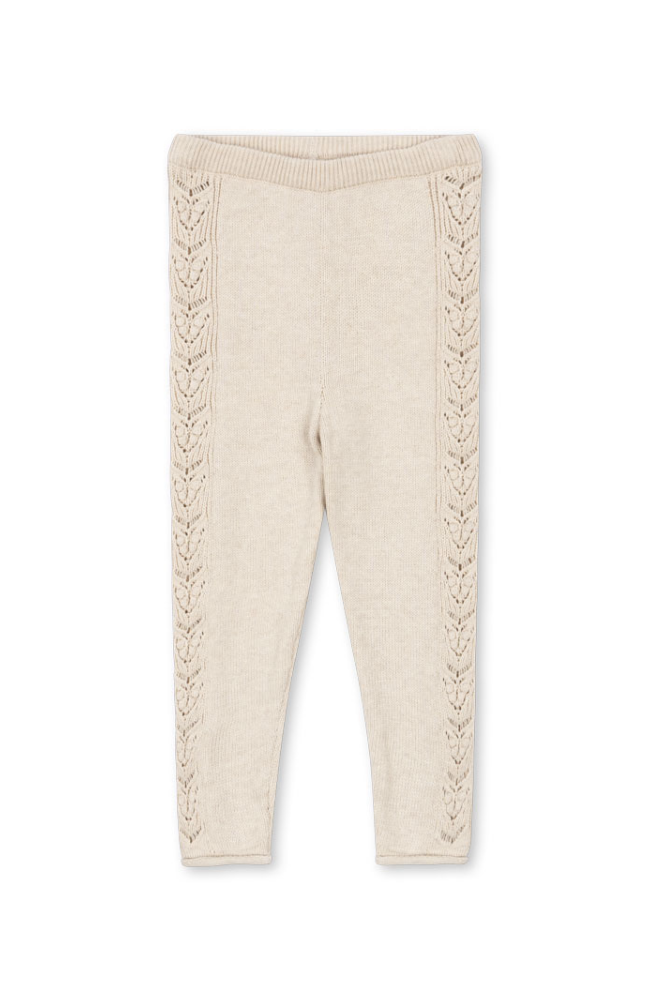 Gabby Knit Pants - Off White Mel