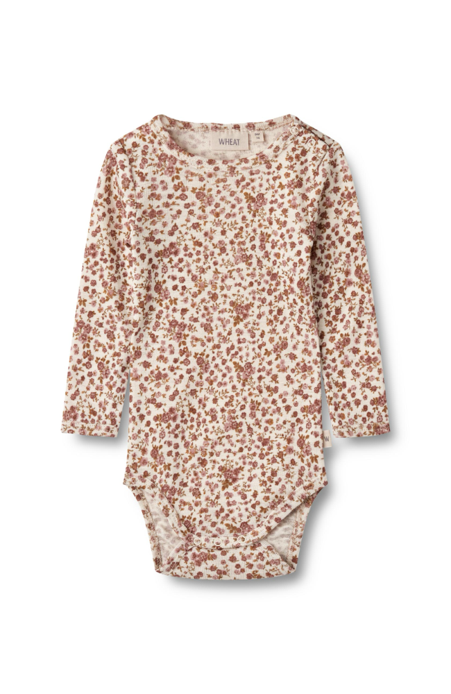 Wool Body L/S Lucca - Rose Flowers