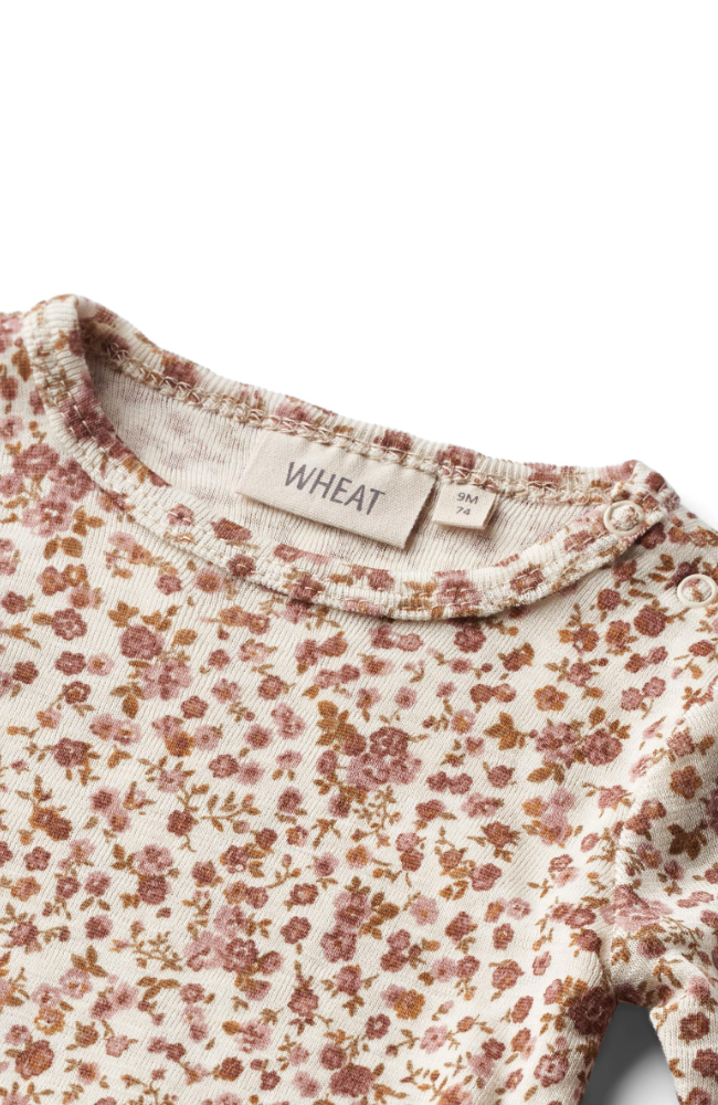 Wool Body L/S Lucca - Rose Flowers