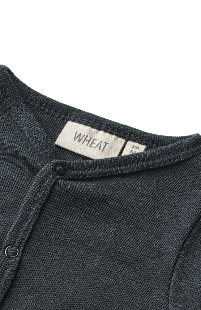 Wool Jumpsuit L/S Dusty - Navy