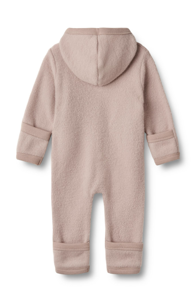 Wool Fleece Suit Ata - Dry Rose