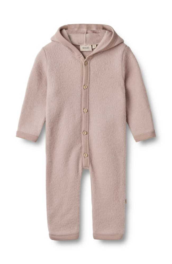 Wool Fleece Suit Ata - Dry Rose