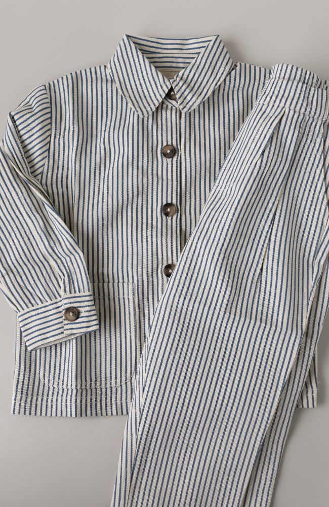 Frankie Overshirt - Midnight Stripe