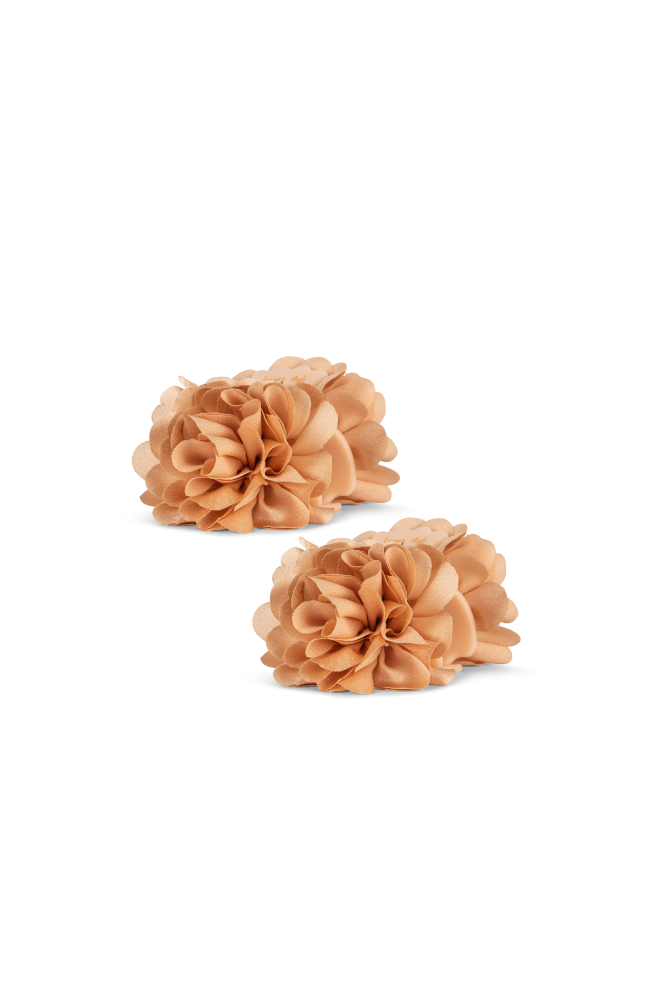 2 Pack Flower Hair Clip - Brazilian Sand