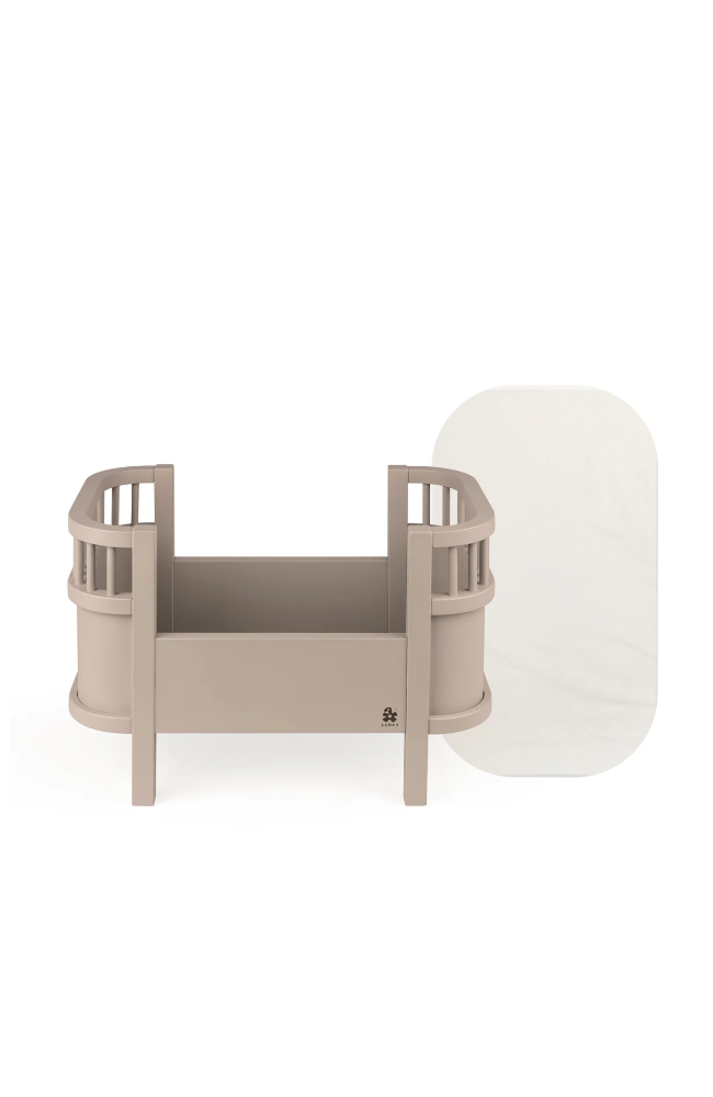 Doll’s Bed with mattress - Jetty Beige