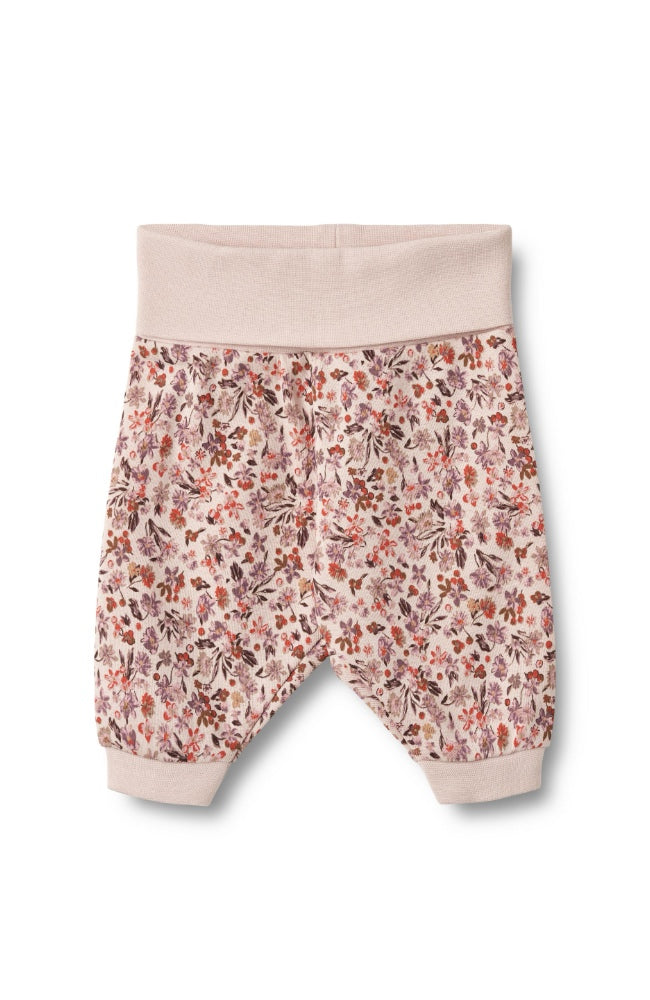 Jersey Pants Cody - Pale Rose Flowers