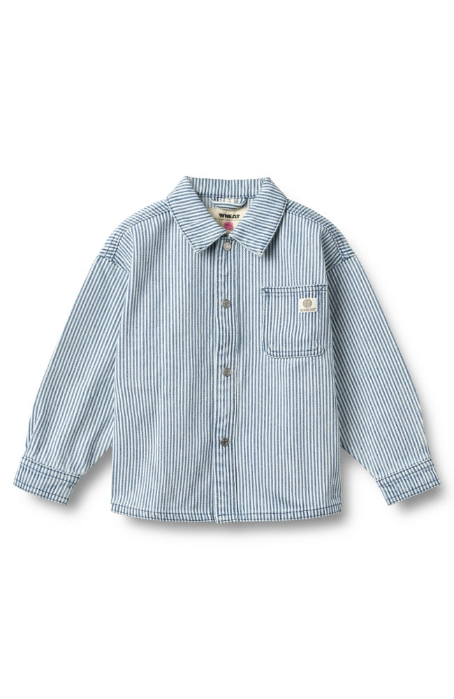 Shirt L/S Pappo - Ink Stripe