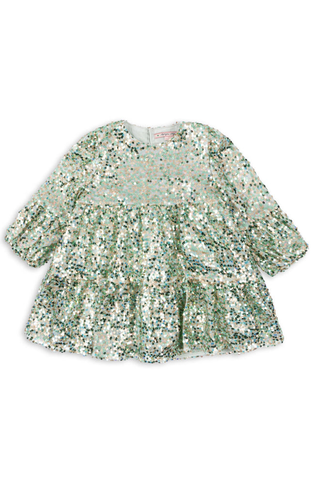 Lila Sequins Dress - Green