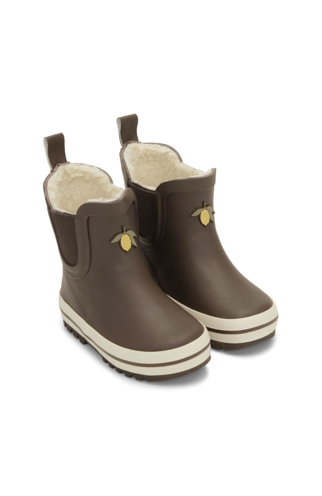 Roi Rain Boot Low - Chocolate Brown