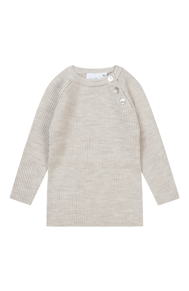 Flye Sweater Wool - Oat Melange