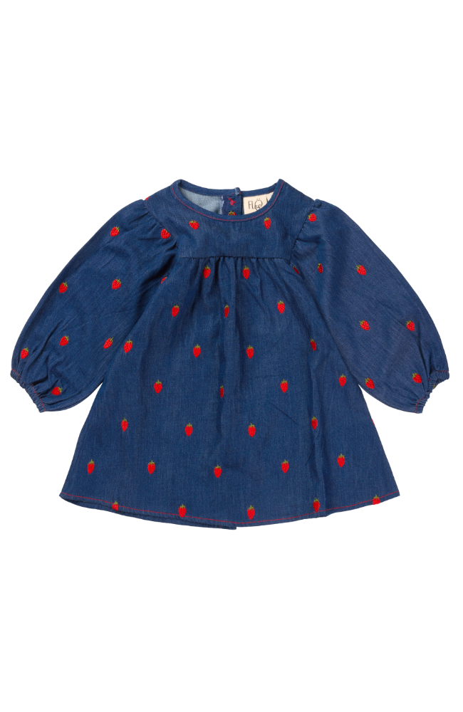 Colette Dress - Berry Denim