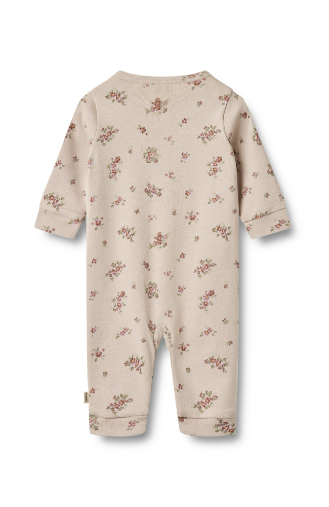 Sleepsuit L/S Nikola - Pale Lilac Flowers