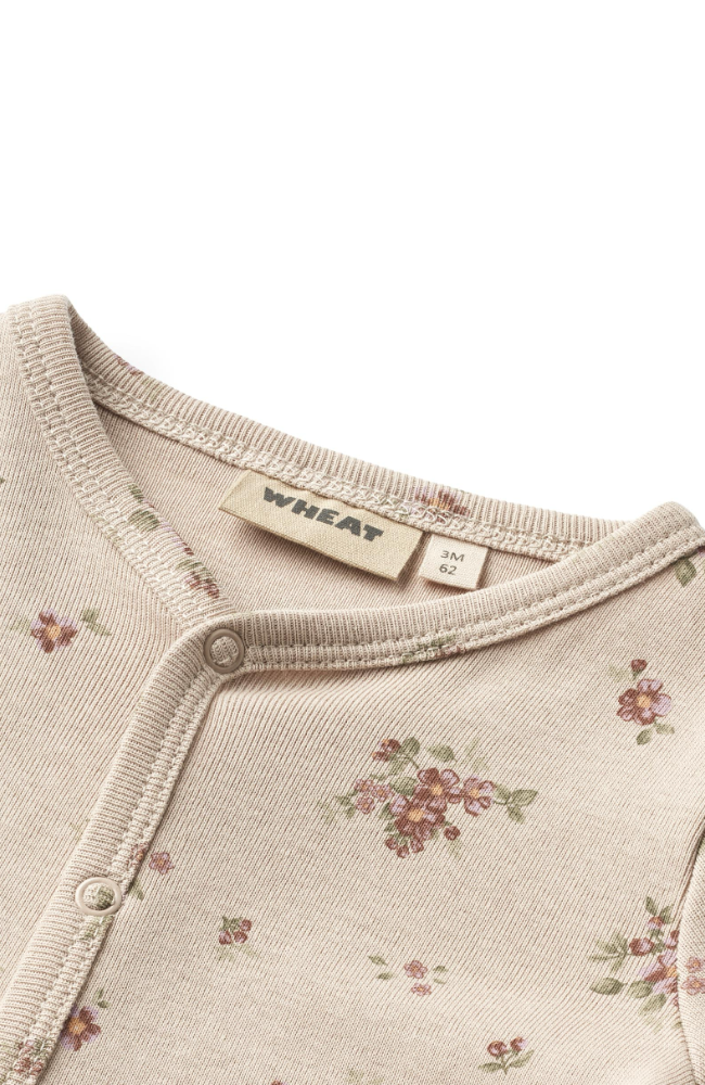 Sleepsuit L/S Nikola - Pale Lilac Flowers