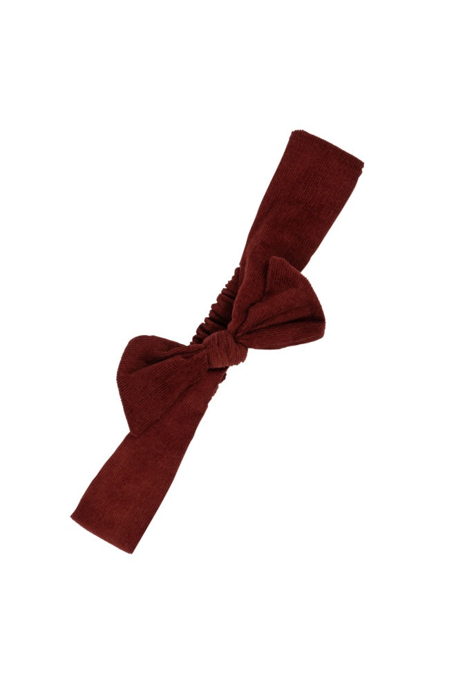 Velvet Hairband - Jolly Red