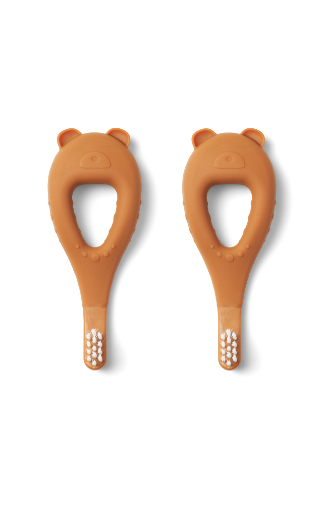 Janelle Bear Toothbrush 2 pack - Tuscany Rose