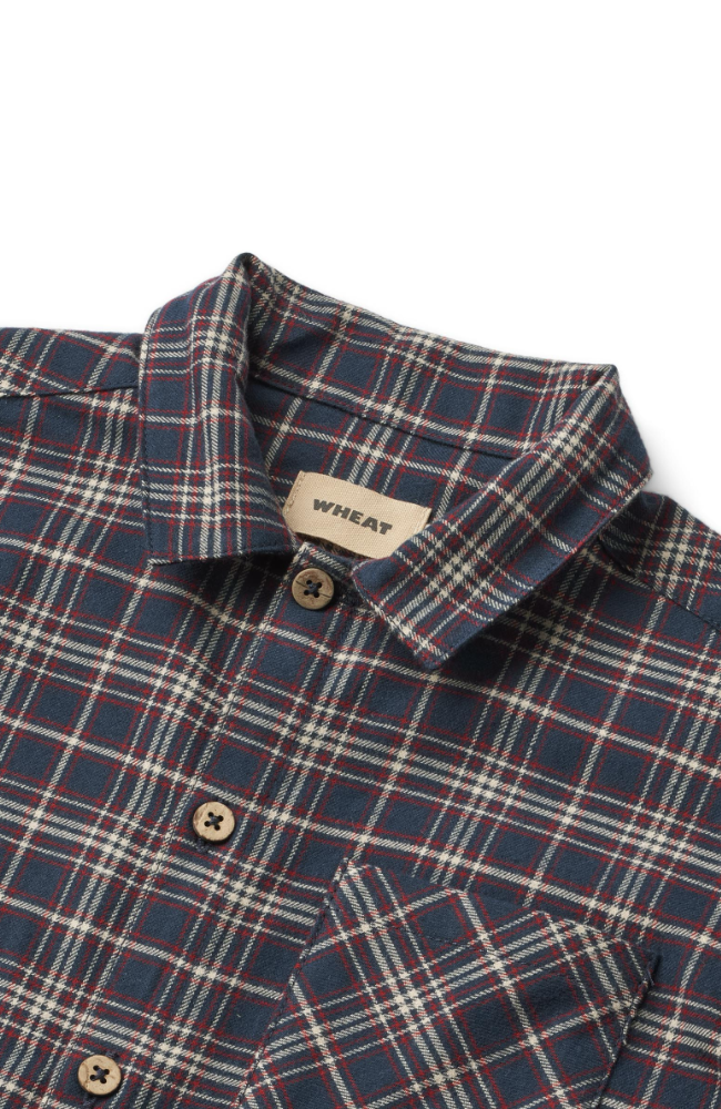 Shirt Oscar - Navy Check st.98-128