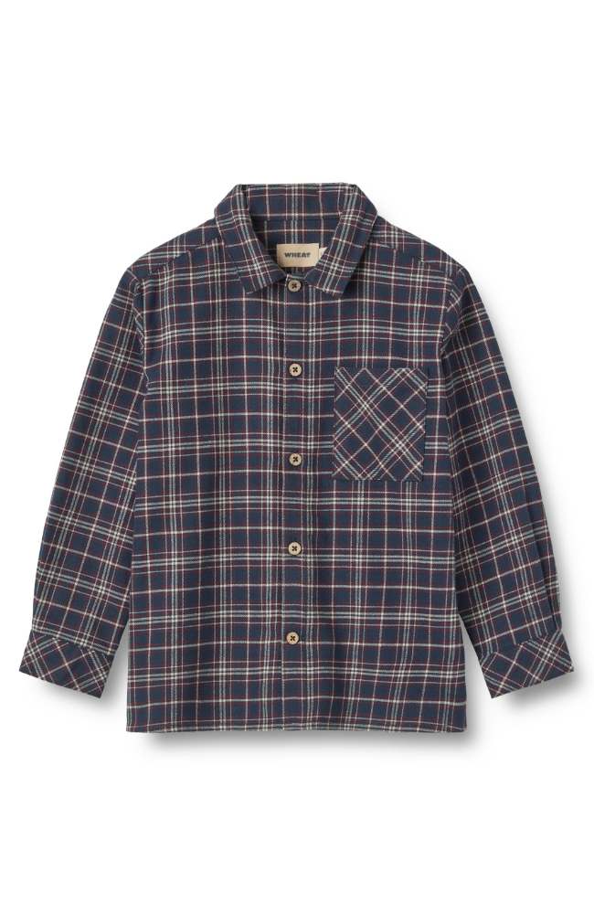 Shirt Oscar - Navy Check st.98-128