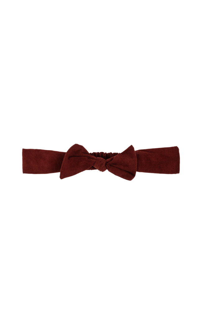 Velvet Hairband - Red Dahlia