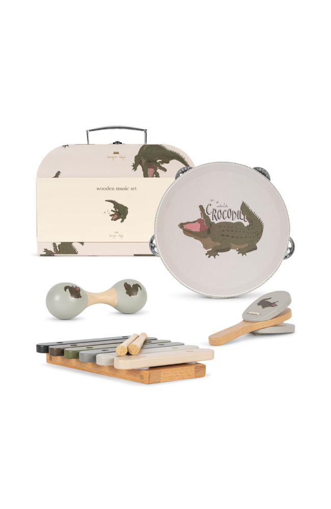 Wooden Music Set - Crocodile