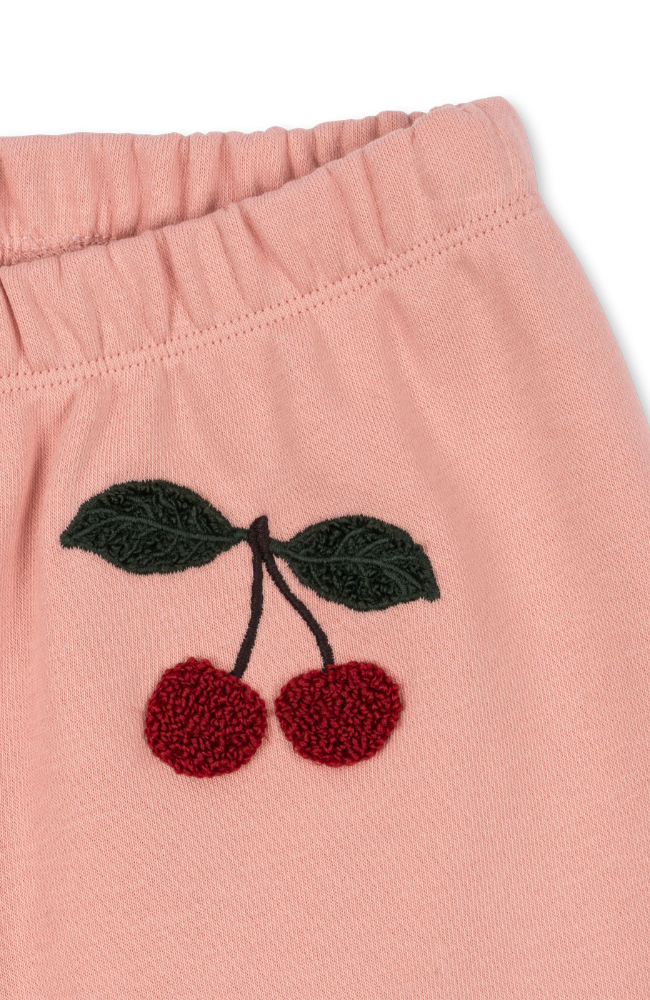 Lou Terry Sweat Pants - Mellow Rose Cherry