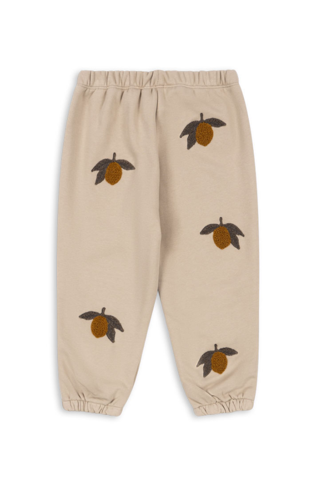 Lou Terry Sweat Pants - Oxford Tan Lemon