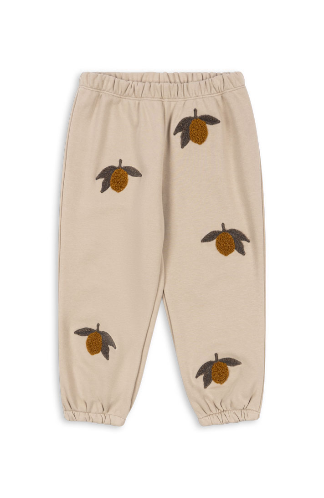 Lou Terry Sweat Pants - Oxford Tan Lemon