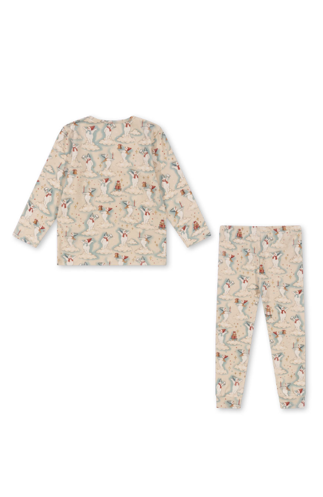 Basic Blouse/Pants Set - Let it Snow