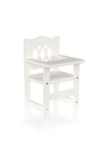 Harlequin Doll's High Chair - White