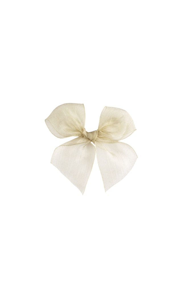 Medium Bow - Tulle 304 Linen