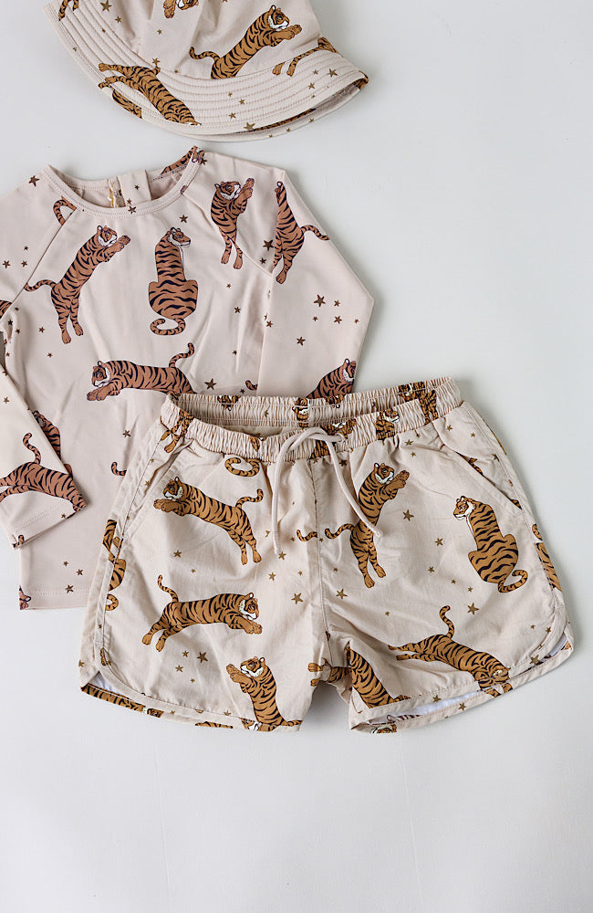 Aster Swim Blouse - Tiger