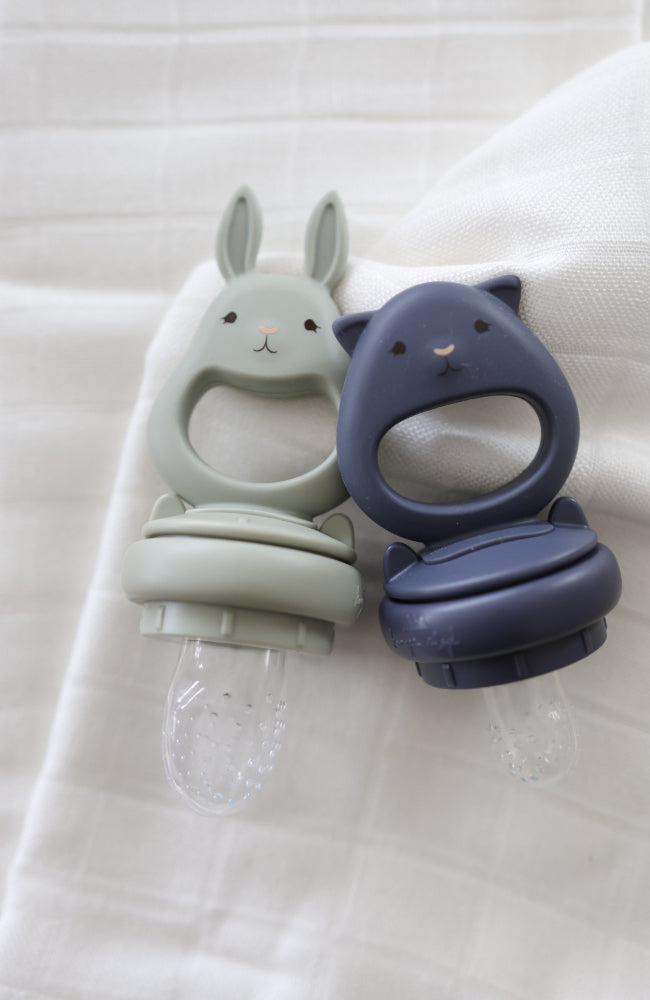 Silicone Fruit Feeding Pacifier Bunny - Onyx