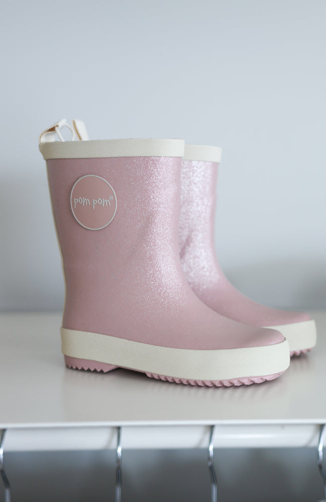 GumBoots - Rose Glitter