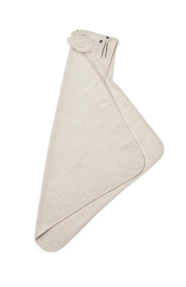 Albert Hooded Baby Towel - Rabbit/Sandy