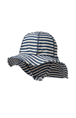 UV Sun Hat - Indigo stripe