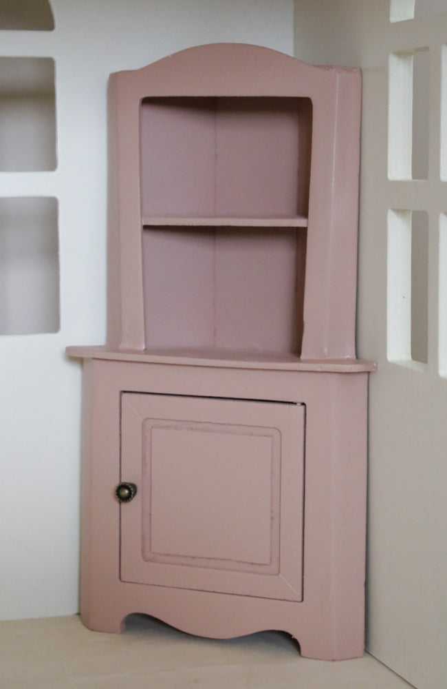 Miniature Corner Cabinet - Rose