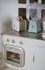 Miniature toaster & bread - Off white