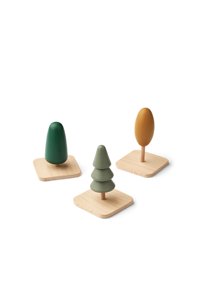 Village Trees 3pack - Faune Green Mix