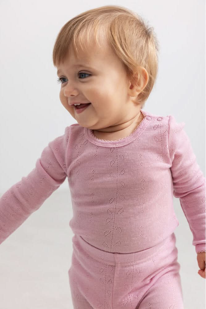 Benedikte Wool Body - Soft Berry