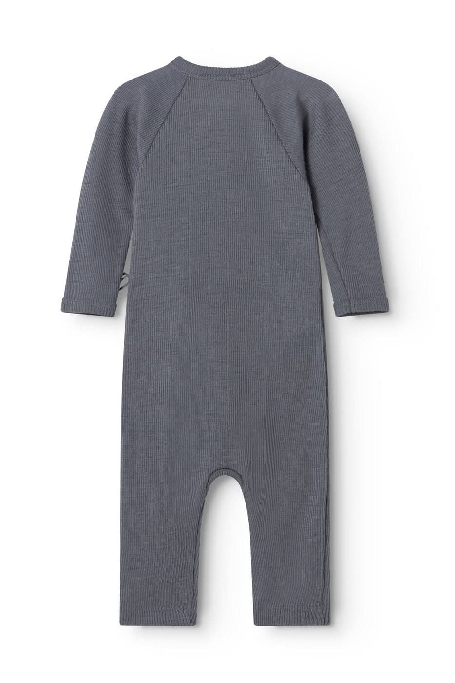 Rula Wool Onesie - Rainstorm