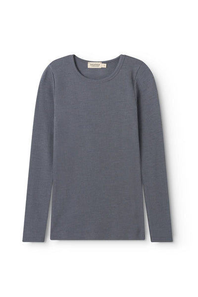 Tamra Wool Top - Rainstorm