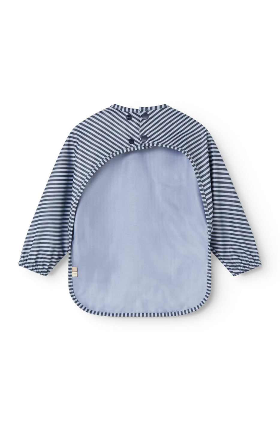 Apron Dinner LS Bib - Blue Stripes