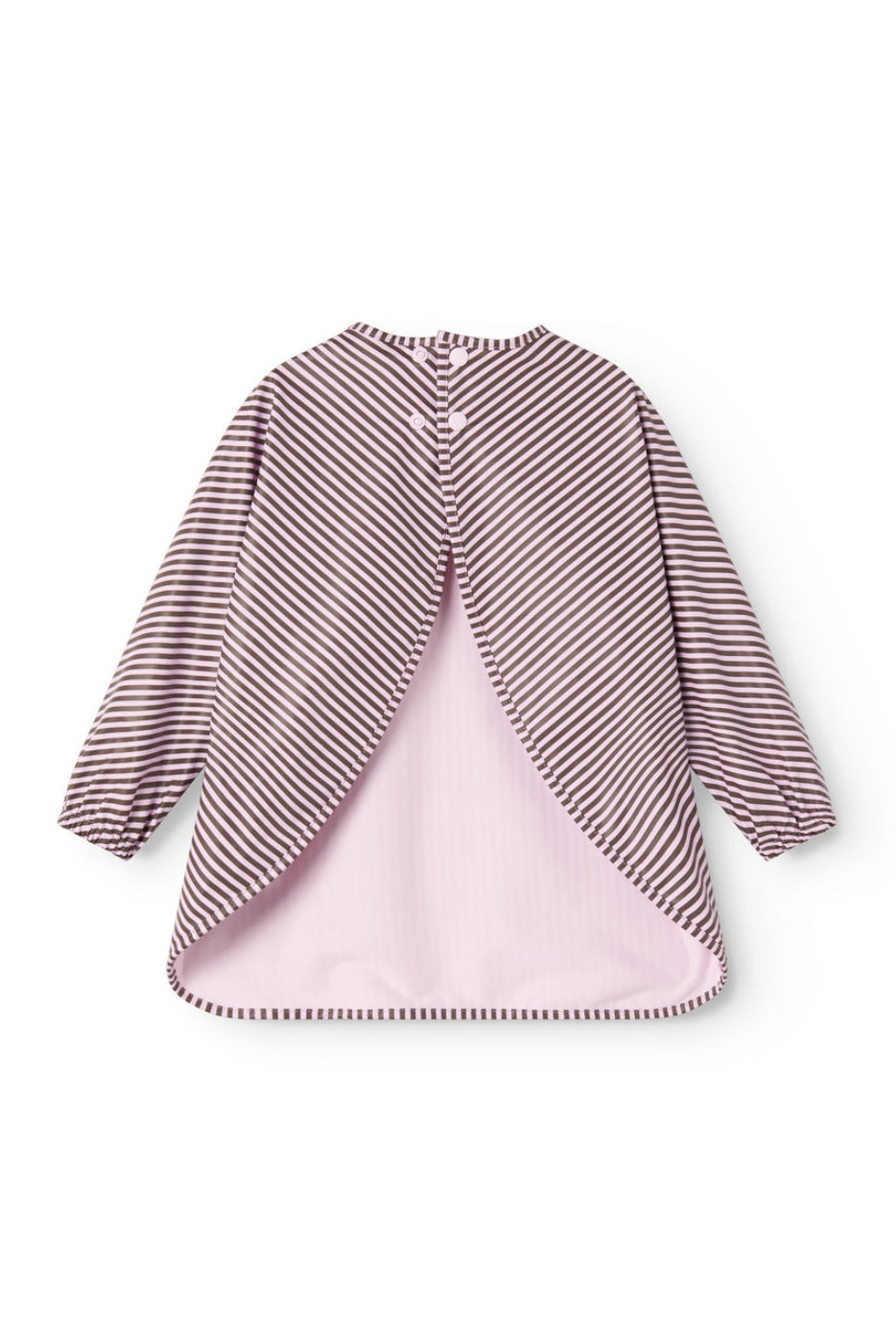 Arty Apron - Pink Brown Stripes