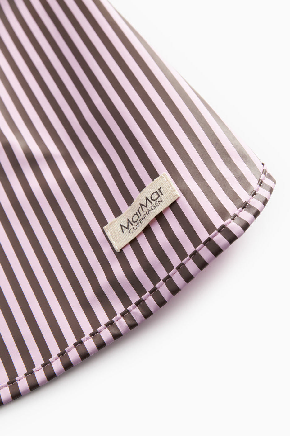 Arty Apron - Pink Brown Stripes