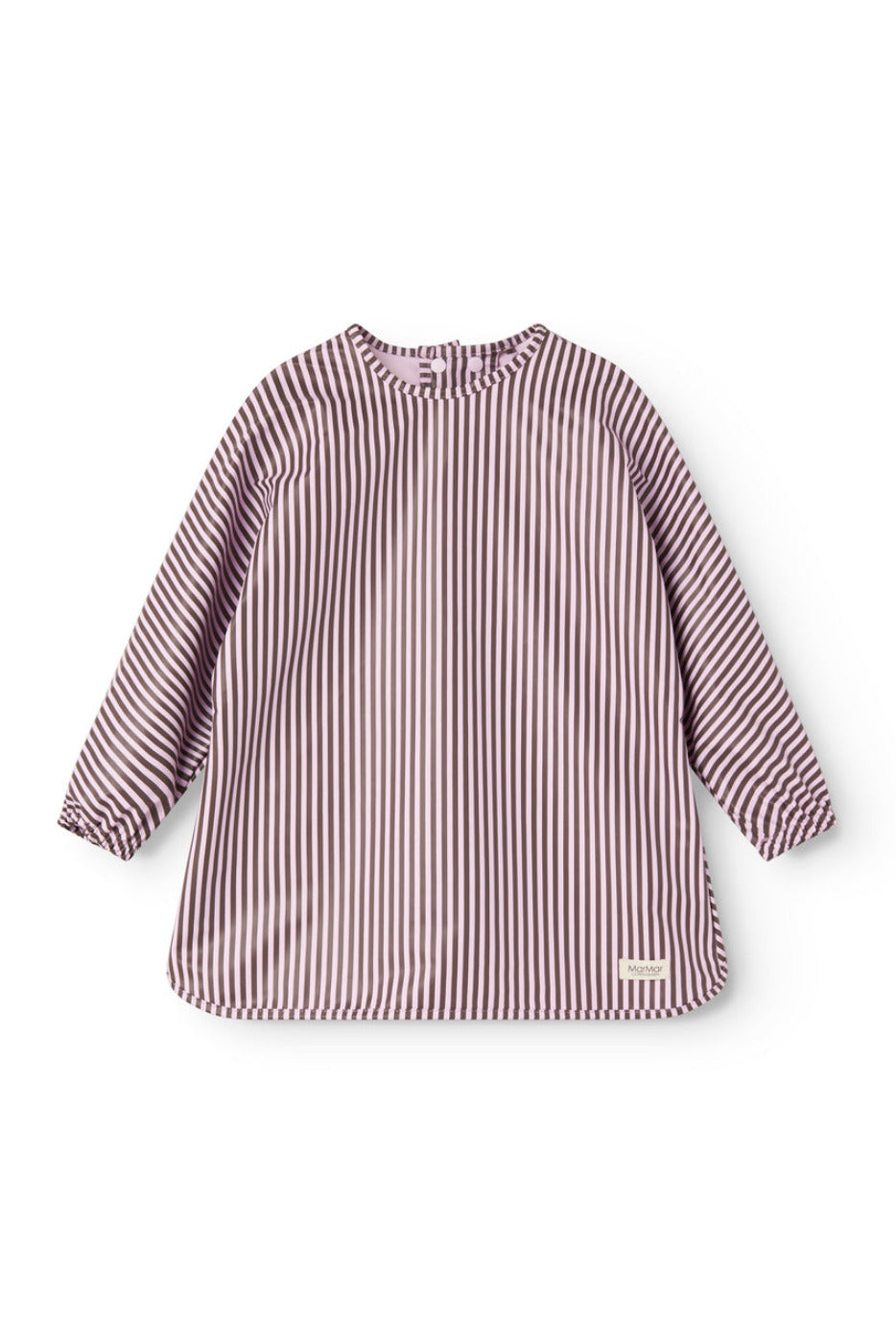 Arty Apron - Pink Brown Stripes