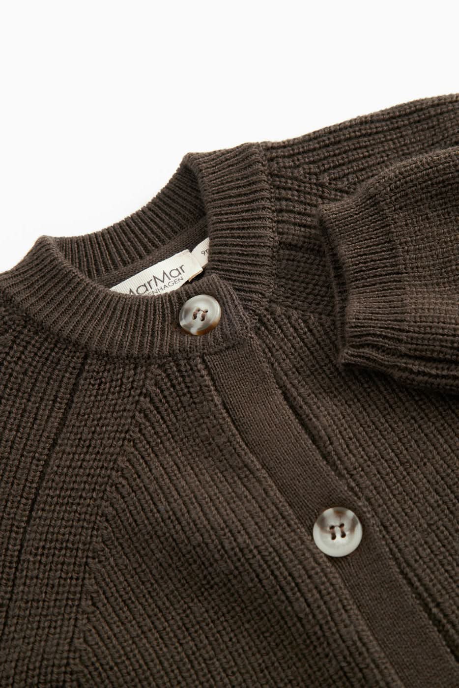 Robbie Knit Onesie - Dark Roast