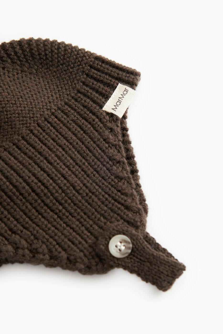Aly Pompom Hat - Dark Roast